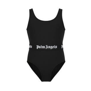 Palm Angels Costume Intero Nero Per Bambina PGFC002S26JER001/110