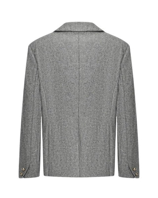 Ermanno Scervino Giacca doppiopetto grigia da bambina SFGC007