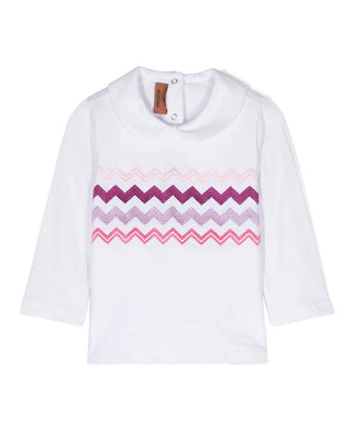 Missoni T-shirt a maniche lunghe da neonata MT8030-J0177