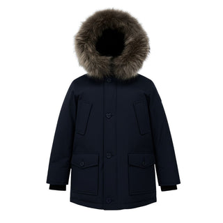 Jacke im kanadischen Parka-Stil mit Fellkapuze GCM01-NK