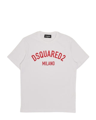 Dsquared2 Crewneck T-shirt with logo and print DQ1983-D00MV