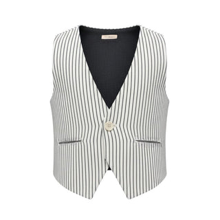 Maperò Gilet A Righe Per Bambino M33352J