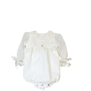 Ponto Por Ponto Veste Battesimale Con gonna removibile 1/6597