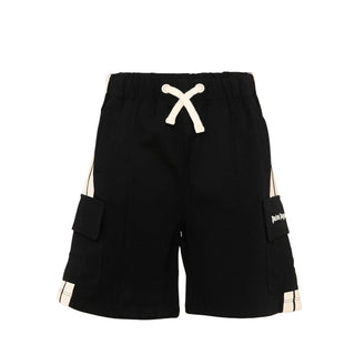 Palm Angels Bermuda Cargo Nero Per Bambino PBCL004S26FLE001/110