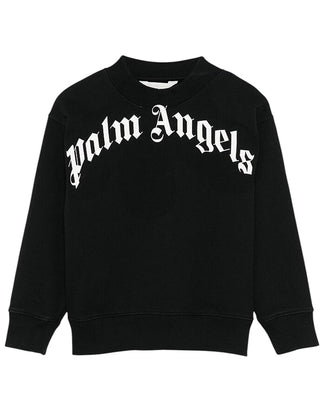 Palm Angels Felpa girocollo con logo "Palm Angels" PBBA012C99FLE0031003