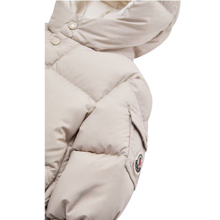 Moncler Giubbino Beige Jareth Con Cappuccio L29511A00001-20N Per Neonato