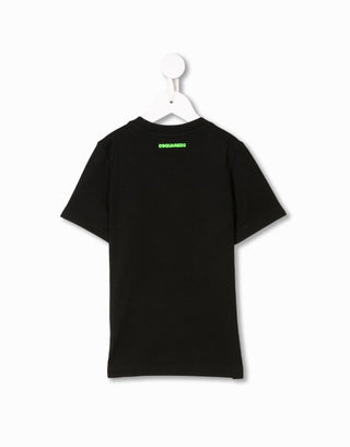 Dsquared2 T-shirt girocollo con logo frontale DQ03FQ-D00MQ