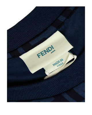 Fendi JUI181-ATRV Short Sleeve T-Shirt With FF Logo