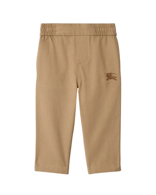 Burberry Pantaloni con ricamo frontale 8108878