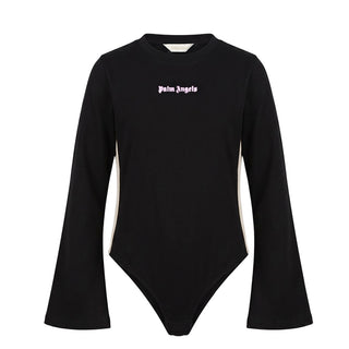 Palm Angels Body Nero Con Logo F6PAJGBY042/110 Per Bambina