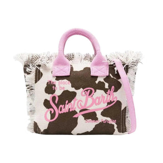 Mc2 Saint Barth Borsa Vanity Mini In Canvas Con Fantasia Muccata VAMI001/00327L