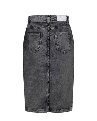 Msgm Gonna longuette in denim da bambina F4MSJGSK161