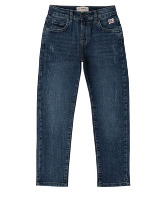 Roy Roger's Jeans blu sfumato con abrasioni RF114