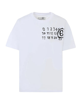 Maison Margiela T-shirt in jersey con Numeric logo M60897-MM02Y
