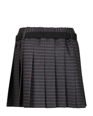 Msgm Gonna plissettata con cintura in vita F4MSJGSK123