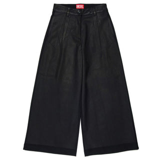 Diesel Pantaloni a palazzo neri da bambina J02657-KXBRR-K900