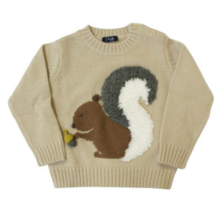 Il Gufo Maglia con applicazioni A21MA366EM220