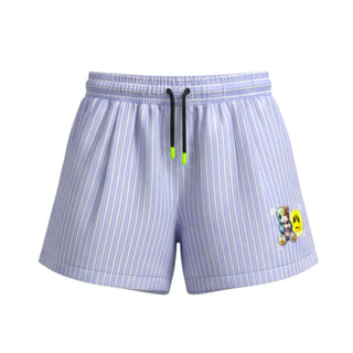 Barrow Shorts In Popeline A Righe Da Bambina S6BKJGSH120-050