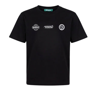 Barrow T-shirt Nera In Jersey Con Stampa F6BWUATH051-110