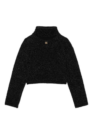 Dolce & Gabbana Maglia cropped con logo DG L5KWM3-JAIQ5