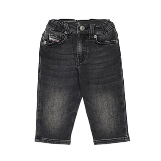 Diesel Jeans In Denim Nero K00322-KXBU4-K02 Per Neonato