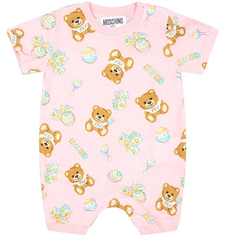 Moschino TEDDYBÄR MIT ZENTRALER SPIELDOSE MOY02P MIT CLIPS