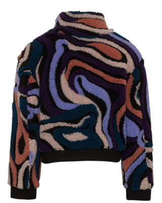 Emilio Pucci Giubbino teddy multicolor da bambina PV2A87-H0055