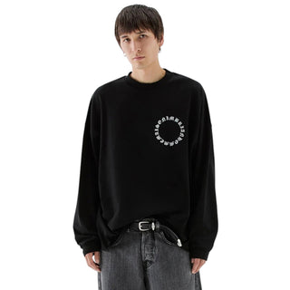 I'm Brian T-shirt Nera A Maniche Lunghe TS3938 Per Uomo