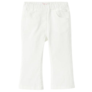 Il Gufo Pantaloni a zampa in cotone da bambina P24PL375C6034J