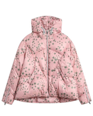 Khrisjoy Giubbino rosa trapuntato in fantasia BFPK036A