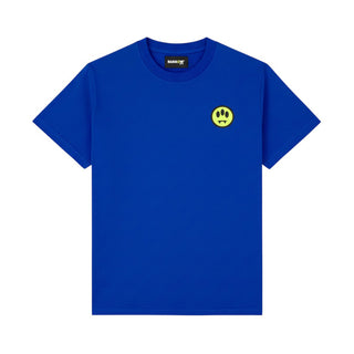 Barrow T-shirt Bluette A Maniche Corte Con Smile S6BKJUTH006-310