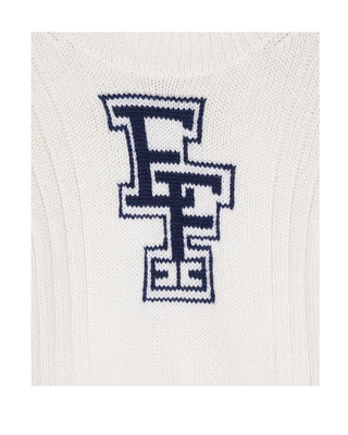 Elisabetta Franchi Maglia dolcevita con logo EFMA141.C