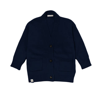 Maperò Cardigan in misto lana merino con scollo a V M32357