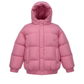 Christian Dior Giubbino trapuntato rosa con cappuccio e logo 3WBM11PUFI30310