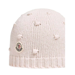 Moncler Cappello Rosa Chiaro In Lana E Cashmere L29513B00010-529 Per Neonata