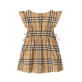 Burberry Vestina Vintage Check In Popeline Da Neonata 8121301