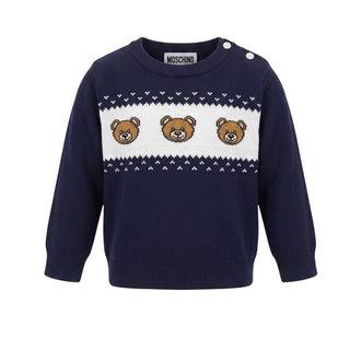 Moschino Long Sleeve Crewneck Sweater MWW00J
