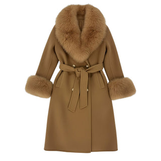 Regina Cappotto Cammello 22000C In Puro Cashmere