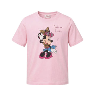 Mc2 Saint Barth T-shirt Elly Rosa Con Minnie Fashion Lover ELLI001/00301L Per Bambina