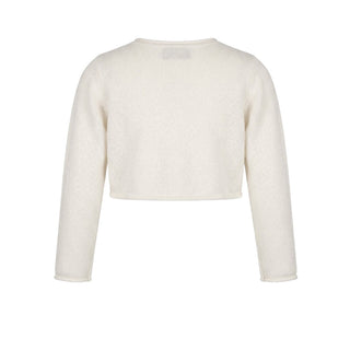 Il Gufo Cardigan Coprispalle In Lana Avorio A22GF118EM220 Per Neonata