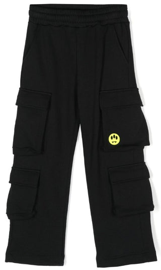 Barrow Pantaloni cargo in felpa con Smile F4BKJUFP029