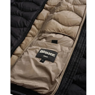 Blauer Giubbino trapuntato a onde Camelia da donna 25WBLDC03095