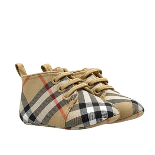 Burberry Scarpine Pre-Camminata Con Motivo A Quadri 8128121 Per Neonati