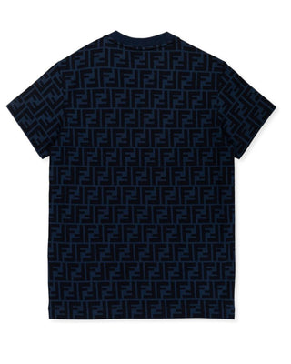 Fendi JUI181-ATRV Short Sleeve T-Shirt With FF Logo