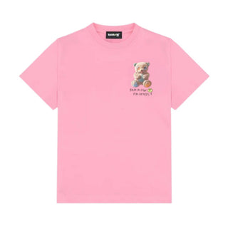 Barrow T-shirt Rosa In Jersey Per Bambina S6BKJUTH003-311