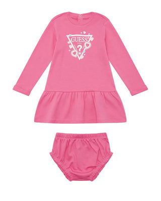 Guess Vestina con culotte rosa in jersey A4YK19KA6W4