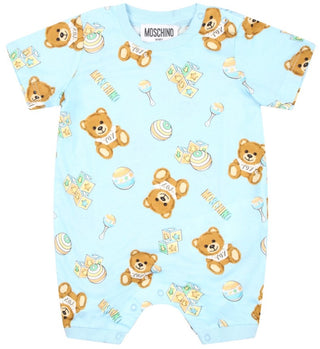 Moschino TEDDYBÄR MIT ZENTRALER SPIELDOSE MOY02P MIT CLIPS