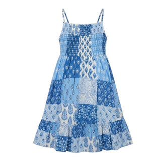 Mc2 Saint Barth Abito Copricostume Miki In Popeline Con Fantasia Radical Patch MKI0001/03 Per Bambina0L