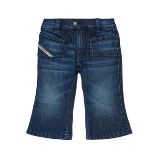 Diesel Jeans a zampetta in denim blu da neonata K00659-KXBSC-K01