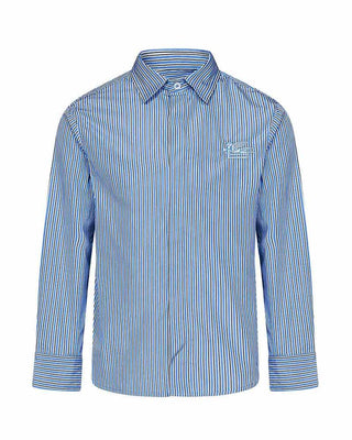 Etro Camicia a righe in popeline di cotone GV5P20-P0448